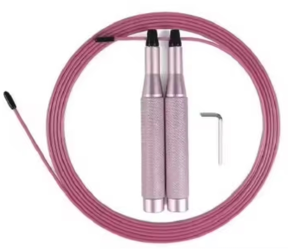 Two Ball Bearing Jump Rope, Speed Skipping Rope Cross Training Aluminum Handle Skipping Rope
