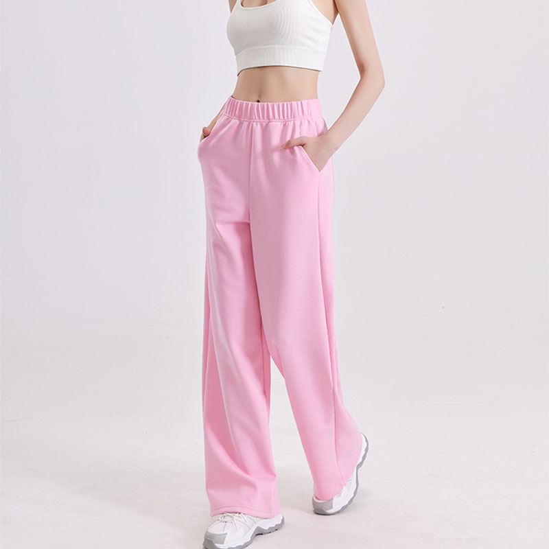 New Yoga Straight Pants High Waist Slimming Casual Women's Pants Running Fitness Sports Pants Versatile Loose Breathable