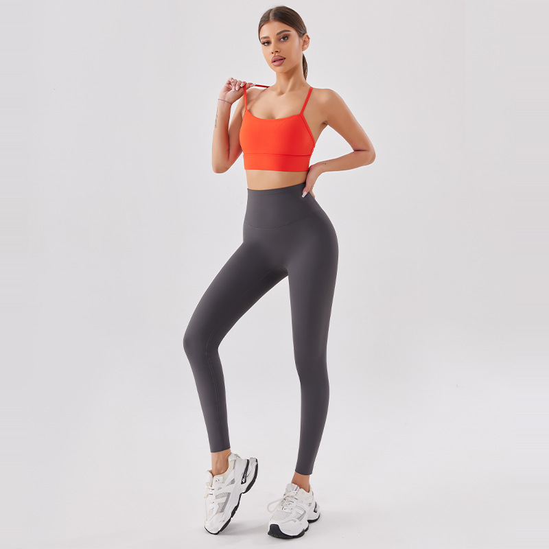 Shark pants thin women's outer wear 2025 autumn and winter new style abdomen and hip lifting ice feeling bottoming yoga pants